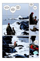 Uk�zka z �esk�ho vyd�n� �est�ho d�lu komiksu Hellboy: Podivn� m�sta.