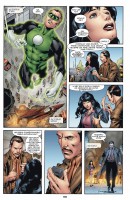 Ukázková strana z českého vydání komiksu Green Lantern: Tajemství původu.
