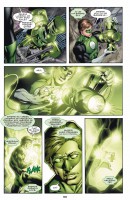 Ukázková strana z českého vydání komiksu Green Lantern: Tajemství původu.