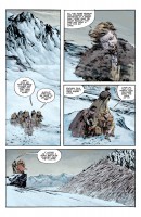 Ukázka z komiksu The Thing: Northman Nightmare.