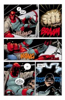 Ukázka z amerického vydání komiksového příběhu Hellboy: House of the Living Dead.