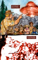 Ukázková strana z komiksové minisérie Remains.