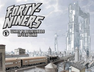 Ukázka z českého vydání komiksu Top 10: Devětačtyřicátníci.