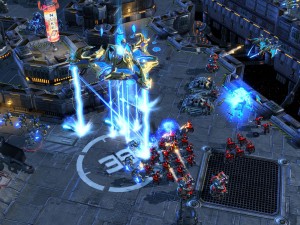 Ukázka ze hry Starcraft II: Wings of Liberty.