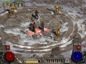 Ukázka ze hry Diablo II: Lord of Destruction.