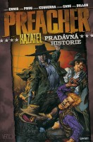 Obálka českého vydání komiksu Preacher: Pradávná historie.