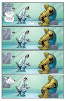 Ukázka z českého vydání komiksu Ultimate Fantastic Four: Doom.