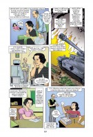 Ukázka z komiksu Anne Franková: Komiksový životopis.