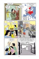Ukázka z komiksu Anne Franková: Komiksový životopis.