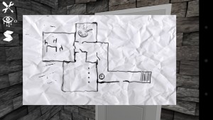 Vcelku realistická podoba mapky, kterou byste si kreslili roztřesenou rukou schovaní někde v kumbále mezi odpadky a smetáky.