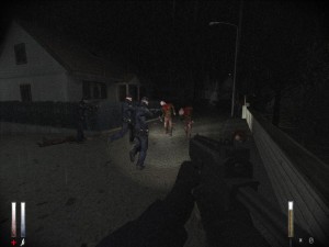 Fešácká švédská policie versus surrealistické potvory, aneb co-op mód.